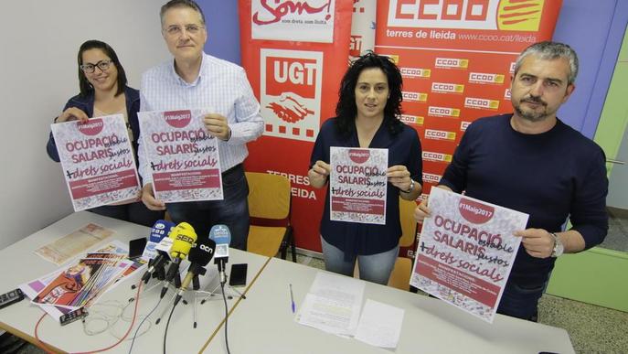 “Els treballadors de Lleida no estan notant la recuperació econòmica”
