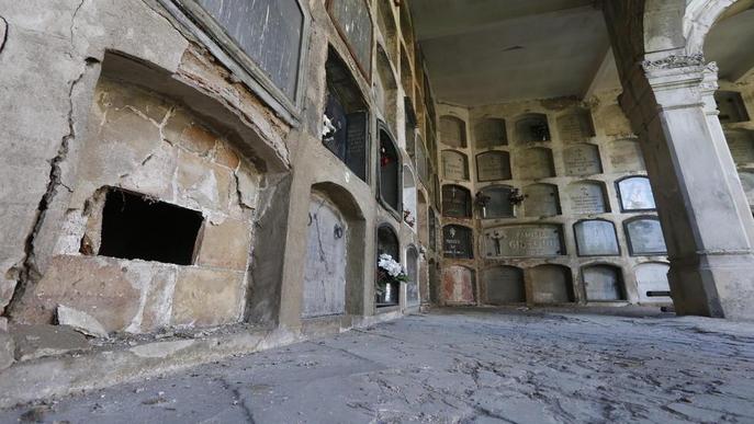 La Paeria veu inviable restaurar els nínxols de Santa Cecília