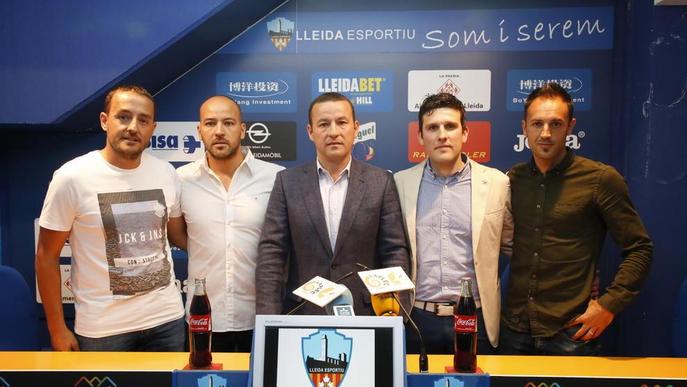 El Lleida aposta per la casa "fitxant" Albadalejo, Cortés i Giménez