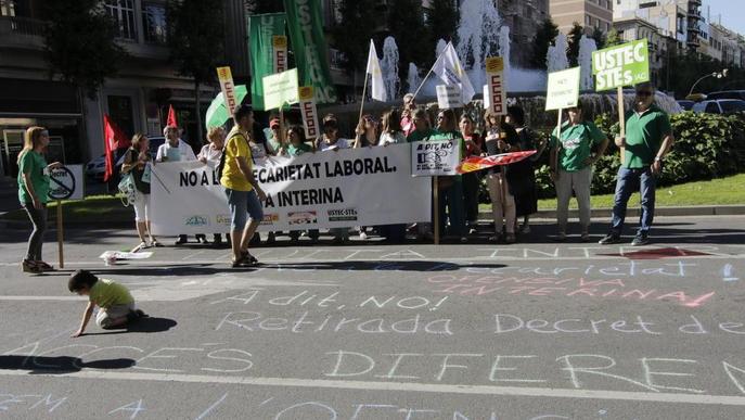 Denuncien retallades a interins que afecten milers de docents de Lleida