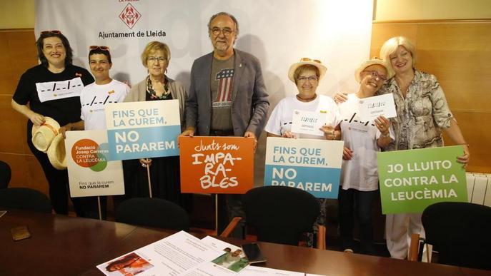 Lleida se suma als ‘Imparables contra la leucèmia’ a la plaça de Sant Joan