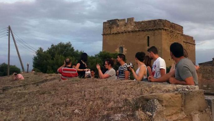 Els 'igers' de Lleida visiten el Castell Templer de Gardeny