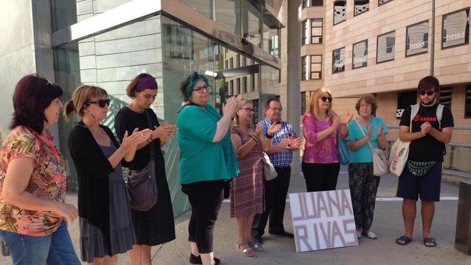 Concentració a Lleida a favor de Juana Rivas: "la violència masclista no caduca"