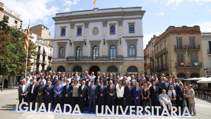 La UdL estrena el seu nou campus a Igualada amb el compromís del Govern per finançar-lo