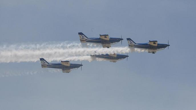 Alguaire acull l’espectacle aeri Festa al Cel amb uns seixanta avions