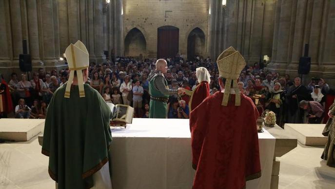 La boda de Peronella i Ramon Berenguer tanquen l'Obert del Centre Històric