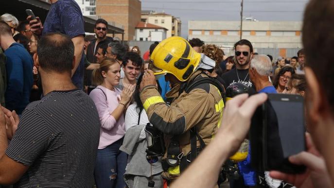Votació massiva a Lleida a favor del SÍ tot i les càrregues policials