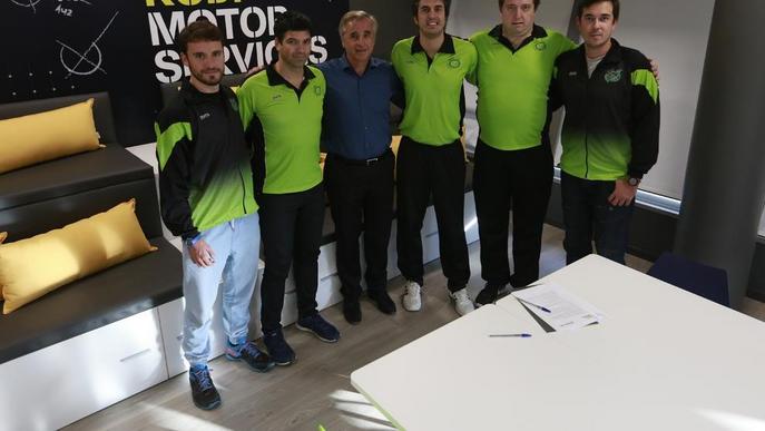 El Balàfia Volei presenta el nou patrocinador del primer equip