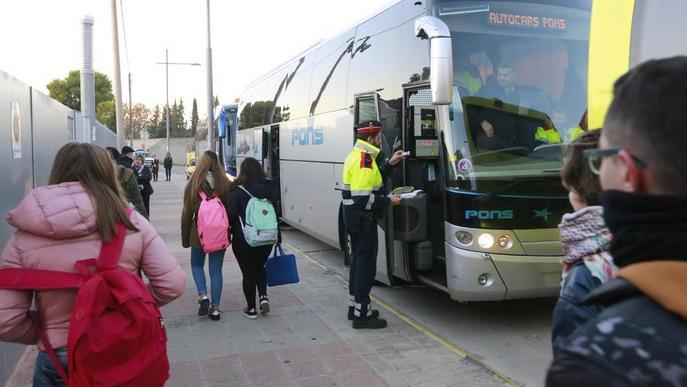 Campanya de controls a autobusos escolars