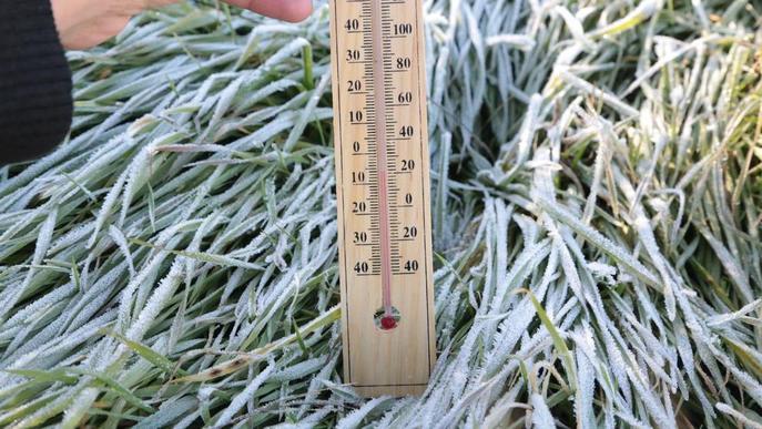 El fred polar arriba a les terres de Lleida