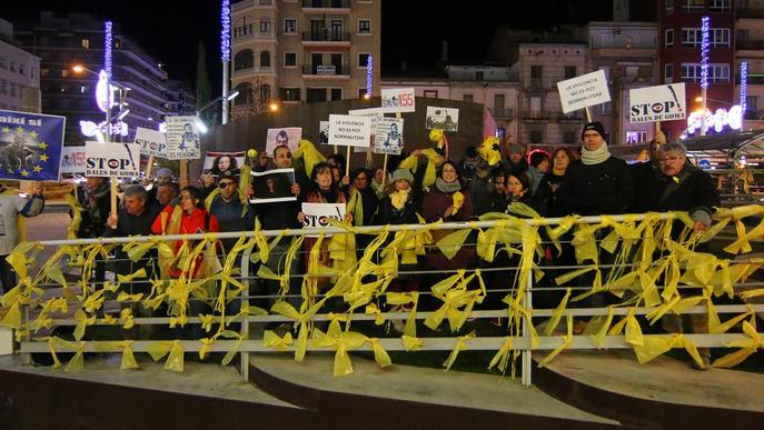 Protesten a Lleida contra la Policia i a favor dels “presos polítics”