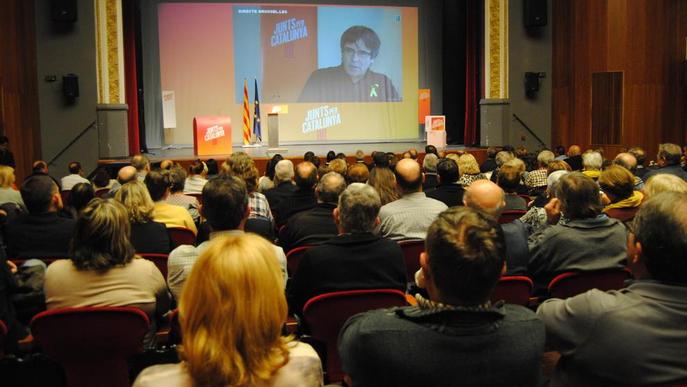 Puigdemont: “Si governa el ‘tripartit de la por’, el 155 serà només un joc de nens”