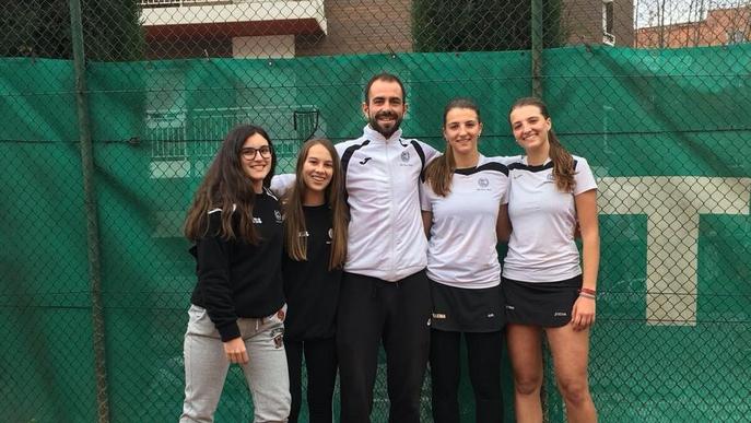 L'equip júnior femení del Club Tennis Lleida, campió de Catalunya