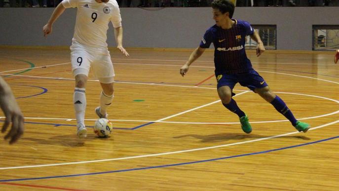 Balaguer viu una festa del futbol sala amb un amistós entre Barça i Alemanya