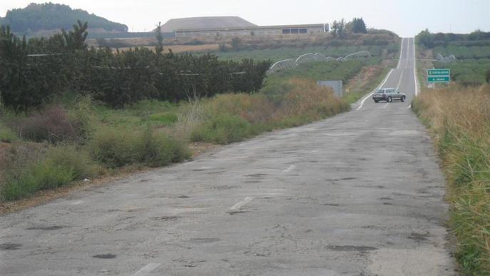 Reformen el tram aragonès de la via Almacelles-Alfarràs