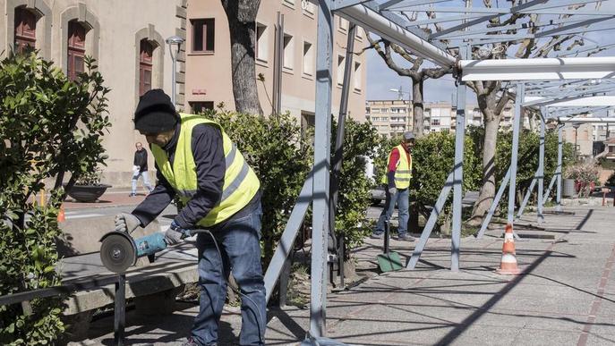 Cervera comença la remodelació del passeig Jaume Balmes