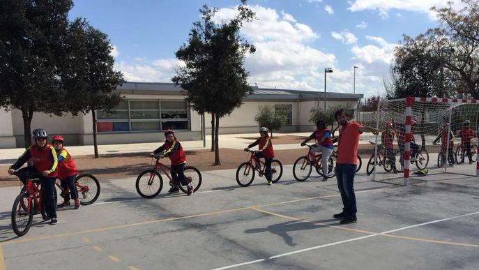 Onze col·legis de Lleida participen en l’altra Vuelta Ciclista d'Espanya