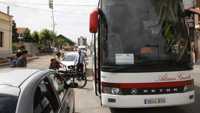 Usuaris del tren de la Pobla, en bus al Pallars