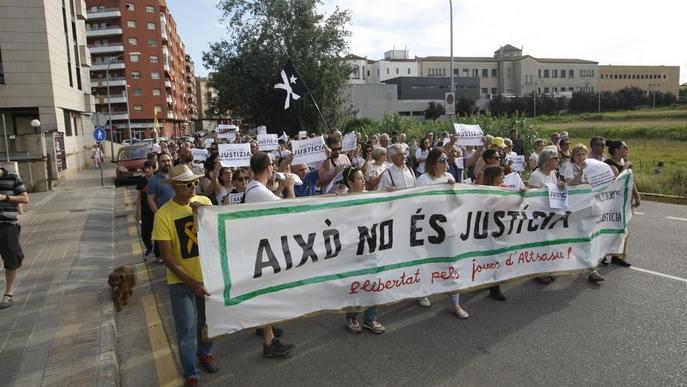 Concentració pels joves d’Altsasu i per l’agredit a Lleida