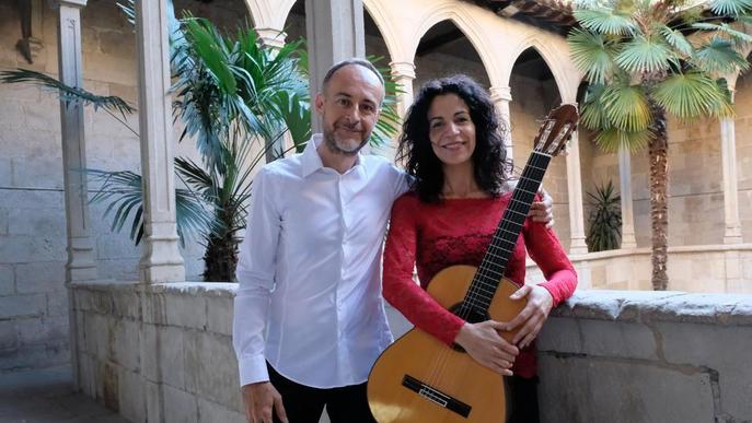 La guitarra, protagonista a l'IEI amb Carles Herraiz i Raquel Benito