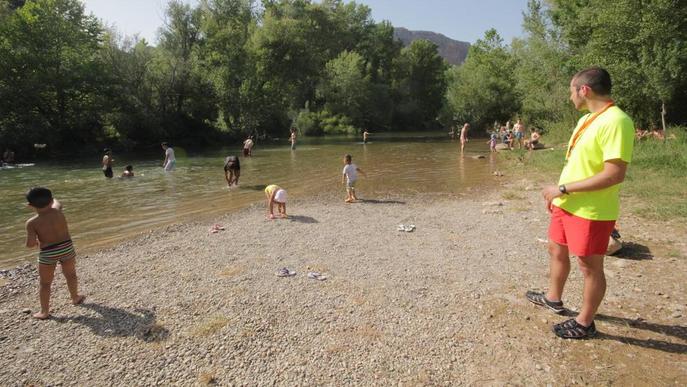 Camarasa regula els usos i la zona de bany de l’àrea recreativa del riu