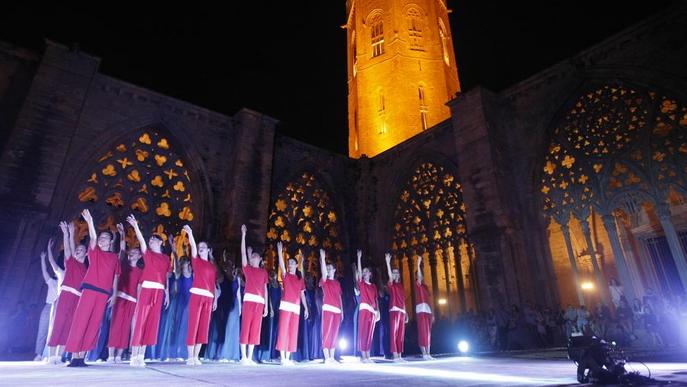 'Nit de Lluna Plena al Claustre' de la Seu Vella, amb dansa però sense lluna