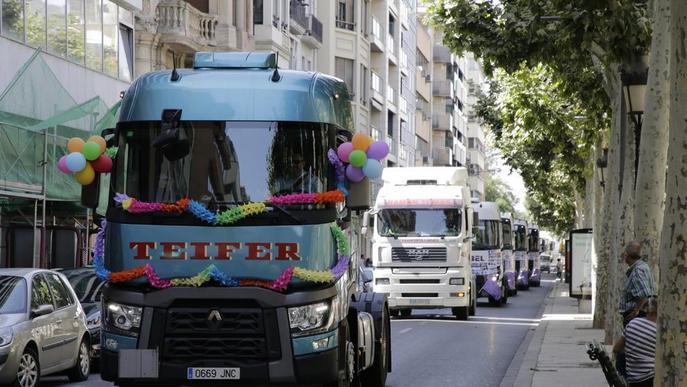 Els transportistes celebren el dia de Sant Cristòfol