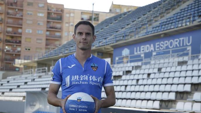 César Soriano: “És un repte personal pujar amb el Lleida”