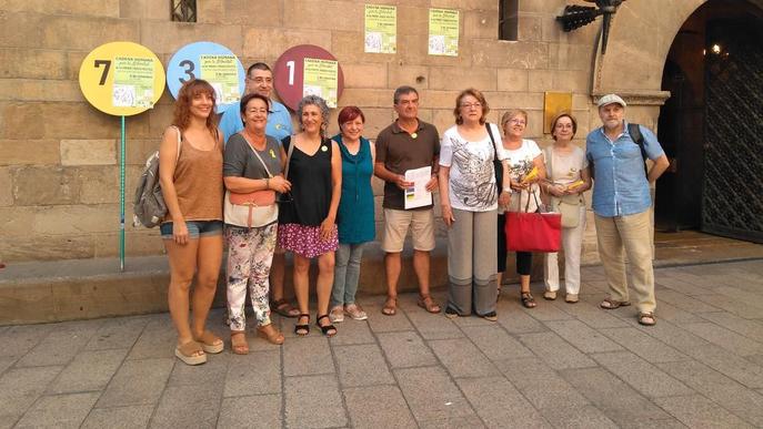 Cadena humana a Lleida per la llibertat dels presos