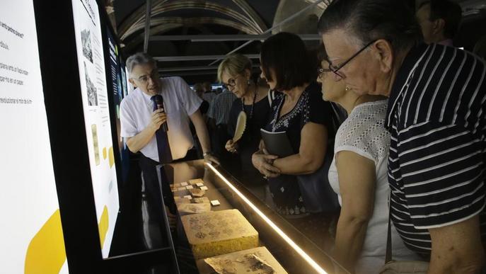 L'IEI inaugura la mostra de fòssils amb unes 150 peces procedents del seu fons