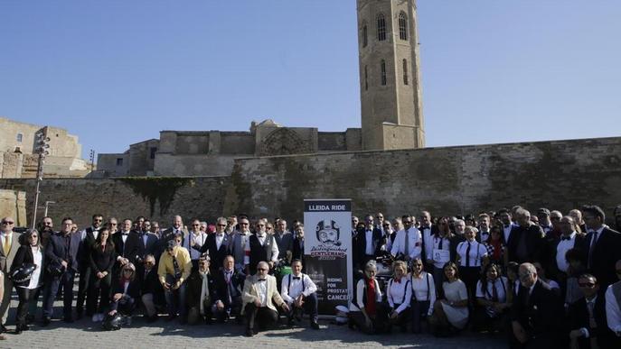 Motoristes solidaris de Lleida a Balaguer