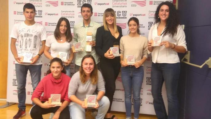 Vuit esportistes de la UdL, premiats a nivell de Catalunya