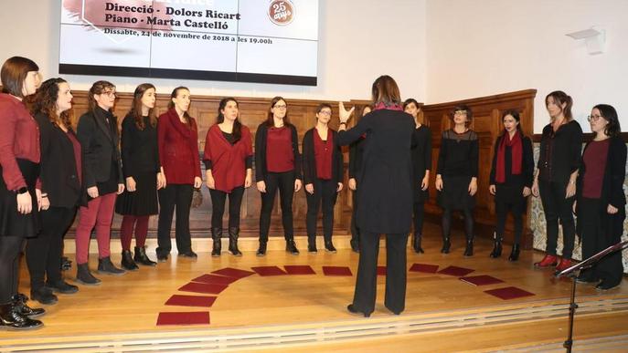 El Cor Euridice celebra els 25 anys amb un concert a l'IEI