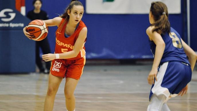 La lleidatana Anna Prim brilla amb la selecció sub-16 de bàsquet