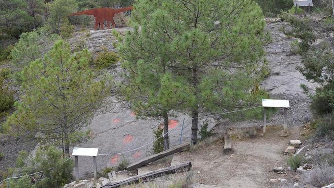 Reconstrueixen el jaciment d’ous fòssils de dinosaure de Coll de Nargó