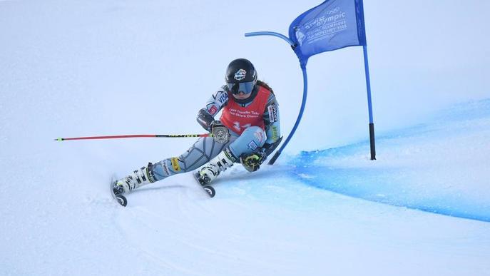 Anna Esteve, primera esquiadora estatal al rànquing mundial