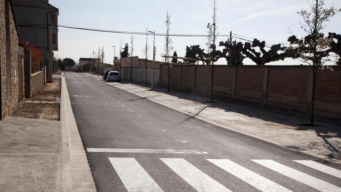 Més obres a l’avinguda de l’Esport de Castellserà