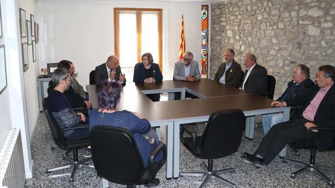 Perelló visita els projectes de la Diputació a la Cerdanya