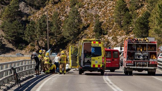Mor un ciclista atropellat per un cotxe que va envair el seu carril a Martinet