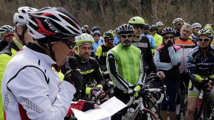 Marxa reivindicativa en record del ciclista atropellat a Martinet