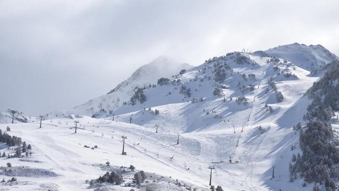 El Pirineu guanya 110 hectòmetres cúbics de neu en set dies
