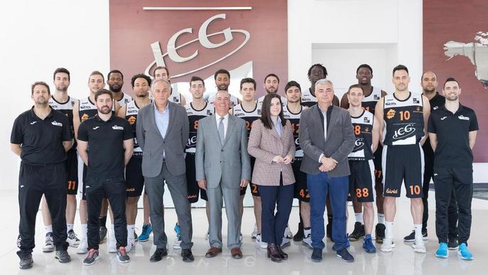 El Força Lleida visita les instal·lacions del patrocinador, ICG