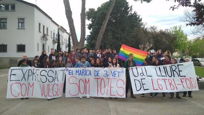 Protesta contra l'homofòbia a Agrònoms