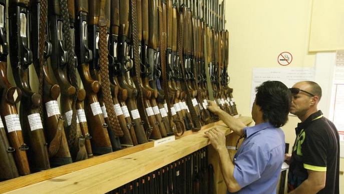 Lleida té censades més de 36.000 armes de foc i 20.845 llicències en vigor