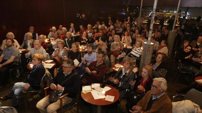 Homenatge a la difunta Dolors Sistac al Cafè del Teatre