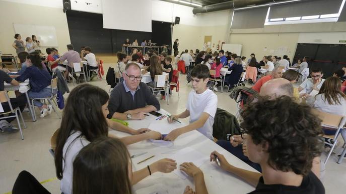 Concurs de matemàtiques en família a l'institut La Mitjana