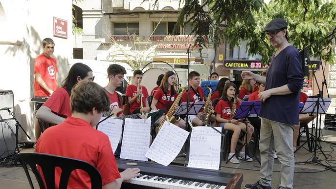 Centenars d’escolars celebren el Dia de la Música a Lleida