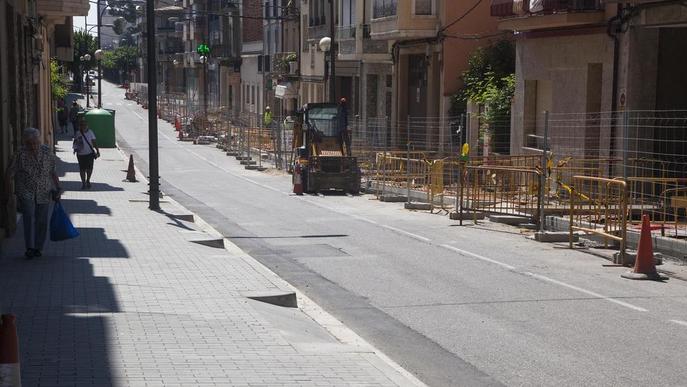 La reforma de l’avinguda Jaume Mestres d’Agramunt, llesta a l’agost