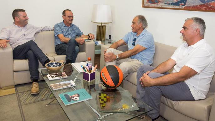 El Força Lleida presenta el seu nou projecte esportiu i social a l’alcalde