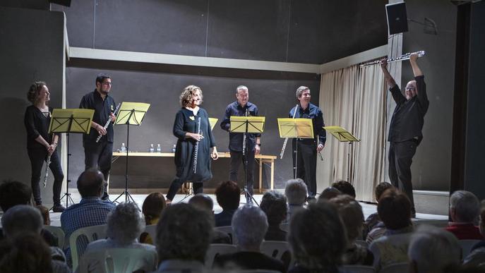 Un sextet de flautes obre el XV Festival de Música de Concabella